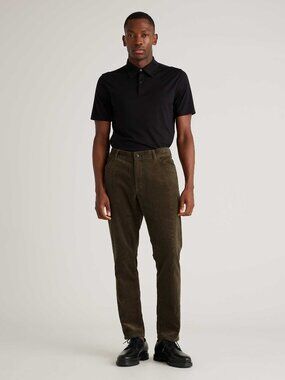 Quince Organic Stretch Corduroy 5-Pocket Pants - Seaweed Green — Men’s 30x30